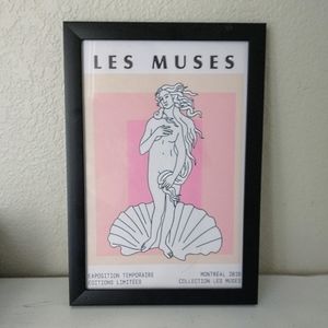 Framed Venus greek goddess by Matisse canvas art